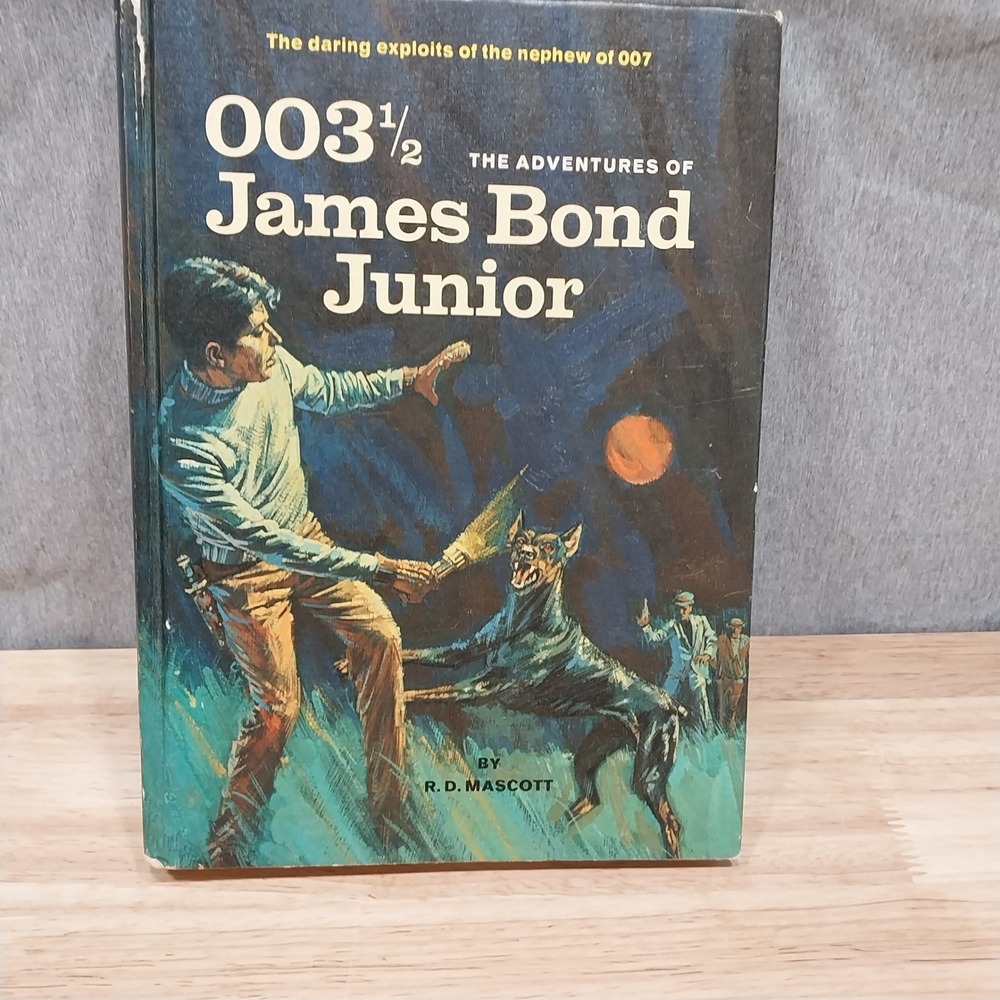 Random House Book 003 1/2 The Adventures of James Bond Junior Hardcover Blue